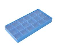 lvifloae Plastic Watch Parts Storage Box Plastic Organizer Case with Removable Dividers Lid for Watchmaker Repair Tools Small Components Jewelry Crafts Tray 8 Grid (18)