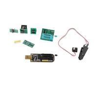 lvifloae Programador USB CH341A Conjunto con Clip de Prueba SOP8, Adaptador de 1.8V y módulo convertidor DIP8 para programación de Chips