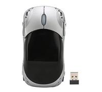 lvifloae Ratón para Coche 2,4 GHz, conexión Inteligente, ratón para Juegos con diseño de Coche Deportivo 3D para Windows 98 para Win 7 para Linux
