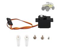 lvifloae RC 5g Servo Plastic Micro RC Steering Gear Lightweight Quick Response Low Noise For Axial SCX24 90081 AXI00001 AXI0000 1/24 RC Car Black 30x23x11mm