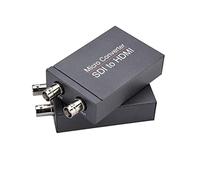 lvifloae SDI a HDMI Converter Mini 1080p HD Adaptador de Video con USB Potencia Dual Salida 2 Rutas Adaptador de Salida para la cámara Transmisión en Vivo