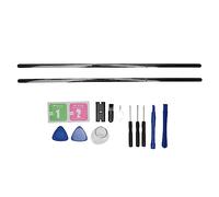 lvifloae Se Adapta a Laptop Studio de 14,4 Pulgadas, Tira de pie Antideslizante de Goma Gris con Kit de Herramientas, Kit de reemplazo contra abrasión y rayones (Black)