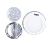 Lvifloae Smart Pet Bowl con Escala de Alimentos incorporada 500 g Capacidad de alimentación de Mascotas Digital inclinadas con tazón de alimentación de Mascotas de alimentación