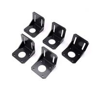 lvifloae Soporte de instalación para motor paso a paso de 42 mm, asiento fijo en forma de L de acero de aleación, con tornillos M3, combina perfectamente con el punto de