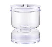 lvifloae Tarro de pepinillos de 800 ml con colador, tapa hermética a prueba de fugas, separador de jugo de pepinillos de reloj de para aceitunas, pepinillos, alimentos encurtidos en