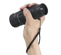 lvifloae Telescopio monocular de Alta Potencia para Adultos de 16 x 52, telescopio monocular de Doble Enfoque, Lente HD, Objetivo Giratorio y Ocular para Ajuste de Enfoque para