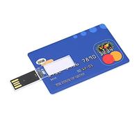 lvifloae Unidad Flash USB con Forma de Tarjeta para Almacenamiento de Datos y Transferencia de Archivos (GB) Tarjeta de crédito de Metal Unidad Flash USB con Forma de Tarjeta
