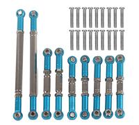 lvifloae Varillas de Enlace de dirección de Metal Piezas de actualización RC El Brazo de la Varilla de dirección del camión se Ajusta al FY-01/02/03/04/05/07 WLTOYS 12428 Q39 RC Car (Azul)