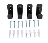 lvifloae Wall Mount Hockey Stick Holder Black Acrylic Hockey Stick Rack Horizontal Versatile Hockey Stick Hanger Sturdy Sports Display for Club Bar Garage Home Game Room