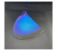 LVisera De Casco Adecuado Accesorios para Lentes y Gafas de Casco de Motocicleta compatibles con L&S2 OF608(Clear Blue)