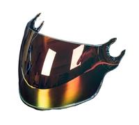 LVisera De Casco Adecuado Protector de Casco Abierto Protector de Repuesto antiarañazos Compatible con L&S2 OF562 AI&RF&LO&W(Clear Red)