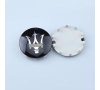 lvjiena 4 Piezas Coche Rueda Tapas Centrales para Maserati Ghibli 60MM, Tapacubos Tapas Llantas Centrales Impermeable Herrumbre Rueda Embellecedor Accesorios