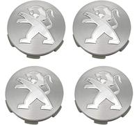 lvjiena 4 Piezas Coche Rueda Tapas Centrales para Peugeot 3008 307 408 308S 508L 4008 60mm, Tapacubos Tapas Llantas Centrales Impermeable Herrumbre Rueda Embellecedor Accesorios