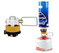 Lvjkes Adaptador de Cartucho de Gas, Adaptador De Recarga de Bote De Combustible, Con FuncióN de Escape, Resistencia a Altas Y Bajas Temperaturas, Adecuada Para Acampar, Picnics, Mochileros(B)
