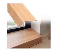LVLDAWA Banco De Ventanas De PVC, Protector Impermeable para Alféizar Ventana, Remate PVC con Imitación Madera para Alféizar De Ventana para Ventanales Y Balcones(160X12CM/63.0X4.7in)