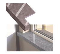 LVLDAWA Banco Ventanas PVC, Placa Repuesto Impermeable Decorativa PVC para Ventana, Protector Extensor De Alféizar con Textura De Mármol, para Balcón Y Baño(180X15CM/70.9X5.9in)