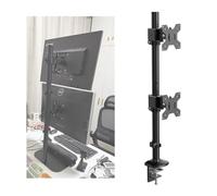 LVLDAWA Soporte Escritorio para Dos Monitores, Soporte Independiente para LCD, Pantalla Apilable Verticalmente con Altura Ajustable Giro para Casa, Oficina Escuela(17-32in-A)