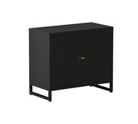 LVLDAWA Soporte para Pecera, Soporte Metálico para Acuario con Puerta De Gabinete, Mesa De Centro con Espacio De Almacenamiento para Oficina En Casa(Black,60x40x70cm)