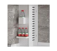 LVLDAWA Tapa Oclusión Calentador Agua Gas, Deflector Decorativo Tipo L para Tuberías con Puerta, Puerta Transpirable Conducto Servicio Tuberías para Radiadores(25X65X15CM)