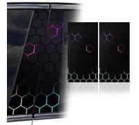 LVLIANGWANXIANGBAIHUO 2Pcs Pegatinas de Pilar de Puerta para Suzuki Swift Vi 2020 2021 2022 2023 Impermeable Anti-Arañazos Película Protectora Vinilo Decorativo Cubierta Moldura, Colorful