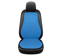 LVLIANGWANXIANGBAIHUO Funda de Asiento Refrigerante para VW Amarok 2 2022-2027, Seda de Hielo Transpirable, Impermeable, Anti-Sudor, Cojín Antideslizante Delantero, Blue
