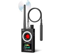 Lvozize Detector de Camaras y Microfonos Ocultos, 4 en 1 Detector - Anti Spia/Anti Listening/Anti GPS Tracking/Anti Eavesdropping, Wireless Detector para Oficina, Automóvile, Conferencia, Hotele