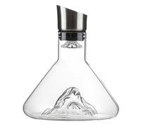 Lvpradior Juego de decantador de vino con filtro Aerator, 1,5 l, decantador de vino rojo, sin plomo, accesorios para vino de mano, diseño Iceberg Crystal Clear Wine Aerator (transparente)