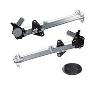 LVQJVAVE 1 regulador de elevalunas eléctrico para coche con motor delantero y trasero, compatible con Honda City 2009-2013 72250-TM0-T01(Rear Left)