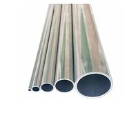 LVSELINGI 1-4 Uds 6063 Tubo Redondo de Aluminio 16mm OD 12,4mm ID 100-500mm Longitud Recto sin Costura for Marcos Entrada Aire DIY Cheerfully(Length 100mm X 4pcs)
