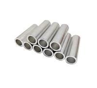 LVSELINGI 1-6 uds 6063 Tubo Redondo de Aluminio OD 20mm-25mm Longitud 50mm-500mm Recto sin Costura for Marcos Entrada Aire DIY Cheerfully(L 200mm X 2Pcs,OD20mm X ID14mm)