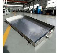 LVSEWOA Bandeja de Drenaje de Acero Inoxidable para Aire Acondicionado - Bandeja de Goteo con protección contra Fugas para Unidades Interiores y Exteriores de Aires acondicionados Mini Split.