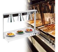LVSEWOA Lámpara calentadora de Alimentos Comercial, Calentador de Buffet de Acero Inoxidable para restaurantes, cocinas y Pizzas.