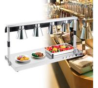 LVSEWOA Lámpara de Calor para Alimentos Comercial con Control de Temperatura Ajustable de 360° para Mantener Calientes Las Comidas en restaurantes y Servicios de Catering.