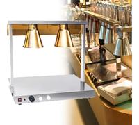 LVSEWOA Lámpara de Calor para Alimentos Comercial con Control de Temperatura Ajustable de 360° para Mantener Calientes Las Comidas en restaurantes y Servicios de Catering.