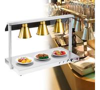 LVSEWOA Lámpara de Calor para Alimentos Comercial con Control de Temperatura Ajustable de 360° para Mantener Calientes Las Comidas en restaurantes y Servicios de Catering.