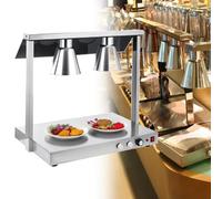 LVSEWOA Lámpara de Calor para Alimentos Comercial con Control de Temperatura Ajustable de 360° para Mantener Calientes Las Comidas en restaurantes y Servicios de Catering.
