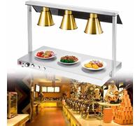 LVSEWOA Lámpara de Calor para Alimentos Comercial con Temperatura Ajustable, fácil instalación, Ideal para restaurantes de Comida rápida y Buffet.