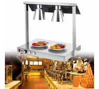 LVSEWOA Lámpara de Calor para Alimentos Comercial con Temperatura Ajustable, fácil instalación, Ideal para restaurantes de Comida rápida y Buffet.