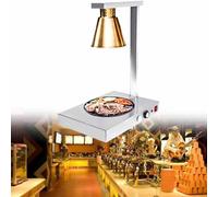 LVSEWOA Lámpara de Calor para Alimentos Comercial con Temperatura Ajustable, fácil instalación, Ideal para restaurantes de Comida rápida y Buffet.