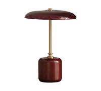 LVSEWOA Lámpara de Mesa Vintage con iluminación LED cálida Estilo Retro, Base de Madera Maciza, lámpara de mesita de Noche y Sala de Estar de Estilo Moderno de Mediados de Siglo.