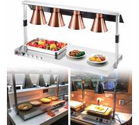 LVSEWOA Lámpara eléctrica para Calentar Alimentos, Equipo de Catering de Calentamiento rápido para bufés y Fiestas, solución eficiente para la conservación de Alimentos.