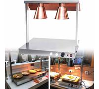 LVSEWOA Lámpara eléctrica para Calentar Alimentos, Equipo de Catering de Calentamiento rápido para bufés y Fiestas, solución eficiente para la conservación de Alimentos.