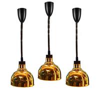 LVSEWOA Lampe chauffante professionnelle pour aliments, idéale pour la Cuisine, Les Restaurants et Les buffets. Maintient l'humidité et la saveur (dorée).