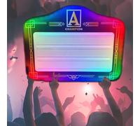 LVSEWOA LED-nachtclubverjaardagsflespresentator, VIP-flesserviceborddisplayverlichting, lichtbakbord Met Letters en cijfers, voor VIP-Service in Club, feest, Bar