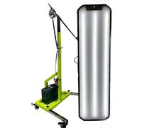 LVSEWOA Luz de reparación de abolladuras sin Pintura para Coche, Resistente, con Soporte Ajustable, luz de Prueba de Tira LED Grande de 37 x 10 Pulgadas, Color Verde