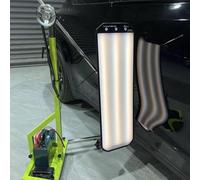 LVSEWOA Luz para Reparar abolladuras de Coche, Reflector LED Ajustable - Soporte con Ruedas Resistente | Herramienta Profesional para Eliminar abolladuras (batería no incluida) Verde