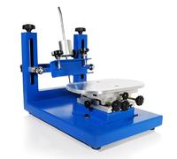 LVSEWOA Máquina de serigrafía, Kit de serigrafía para impresión de Camisetas, Banco de Trabajo de 240 x 130 mm, Velocidad de impresión de 20 Piezas/h, para impresión de Camisetas DIY