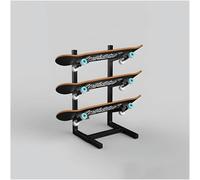 LVSEWOA Organisateur de Skateboard Sur Pied - Présentoir de Rangement multifonctionnel pour longboards, Skis et trottinettes, idéal pour la Maison, le Garage et la Salle de Sport