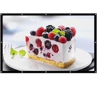 LVSEWOA Pantalla de proyección, Cortina de proyección, Pantalla de proyección de 180, 200, 250 y 300 Pulgadas, 16:9, Lienzo, película, Plegable, HD, Pantalla Grande para proyector LED DLP (300")