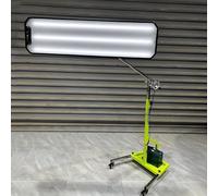 LVSEWOA Reflector de luz LED para reparación de abolladuras sin Pintura de Coche, Resistente, con Soporte Ajustable (batería no incluida), Color Verde